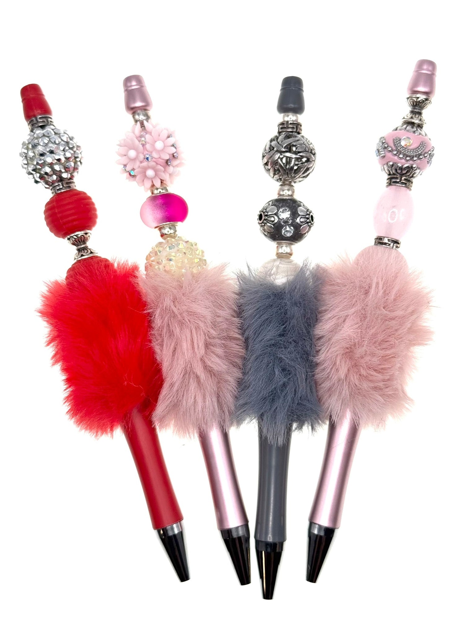 Pom Pom Beaded Pens