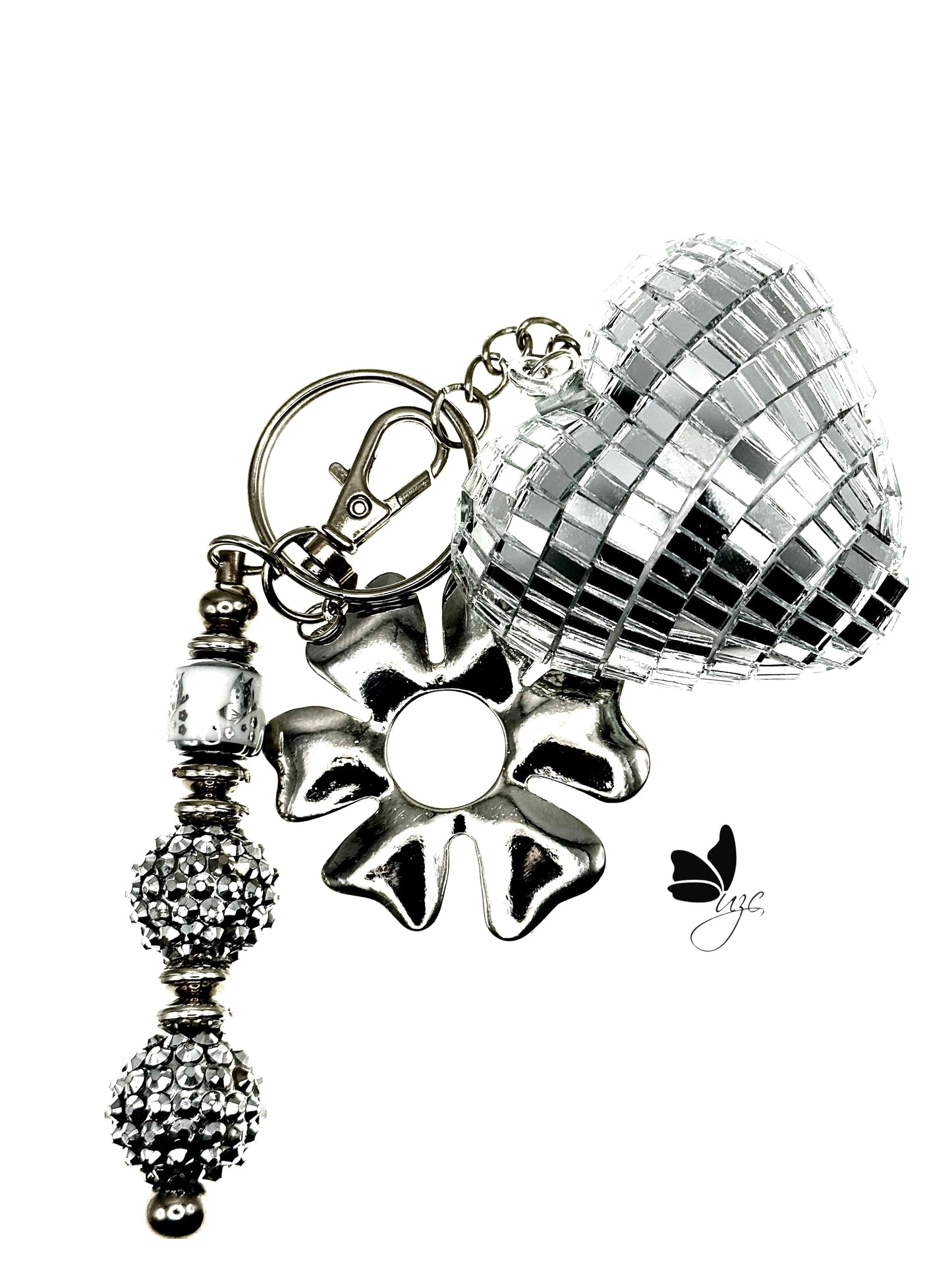 Silver Shine Keychain/Pocketbook Charm