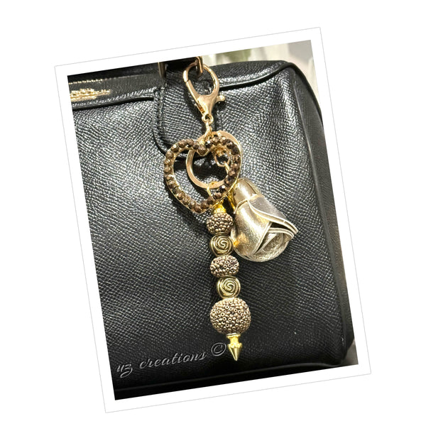 Golden Keychain/Pocketbook Charm