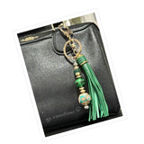 Emerald Green Keychain/Pocketbook Charm