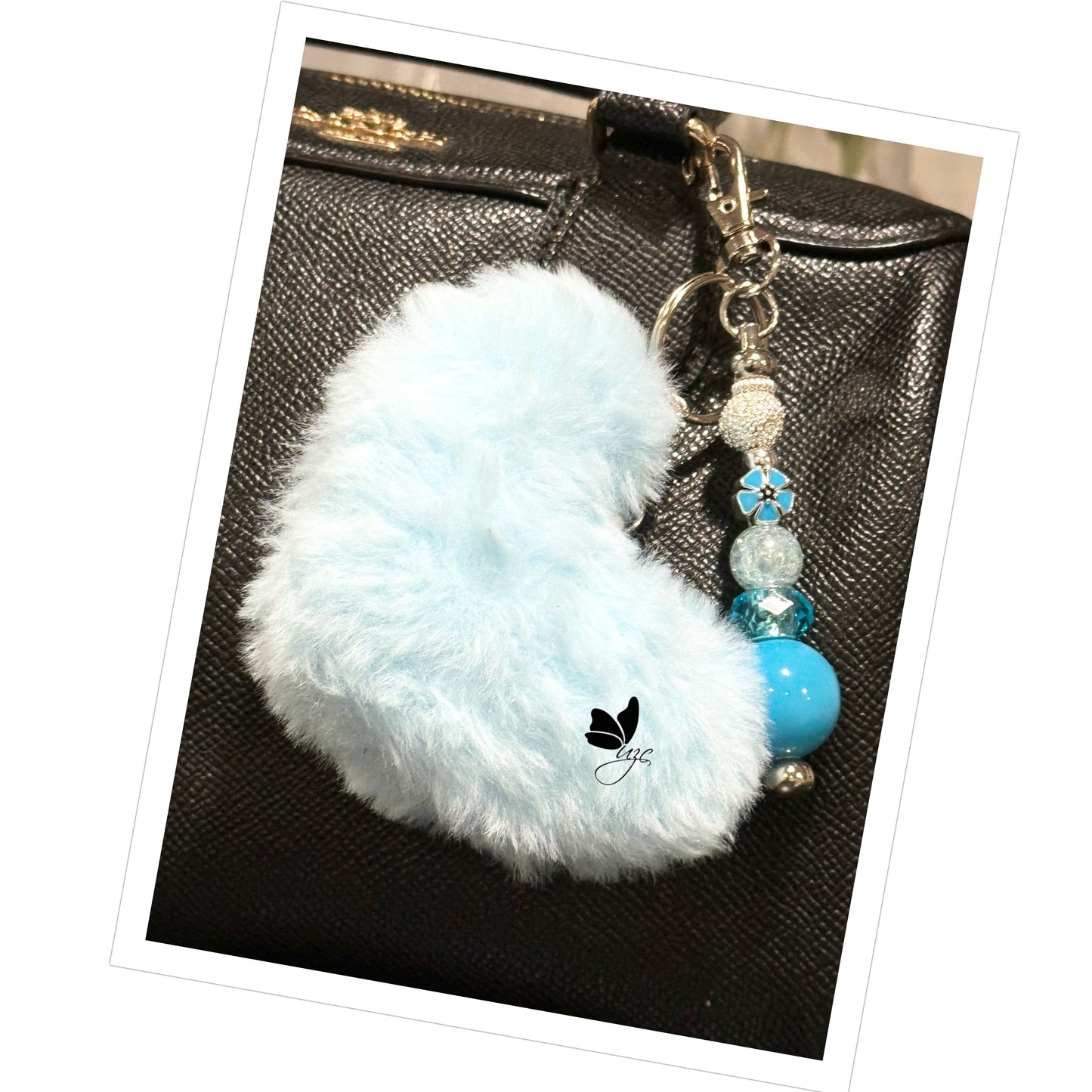 Light Blue Keyhain/Pocketbook Charm