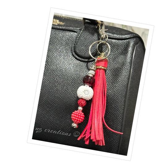 Red Keychain/Pocketbook Charm