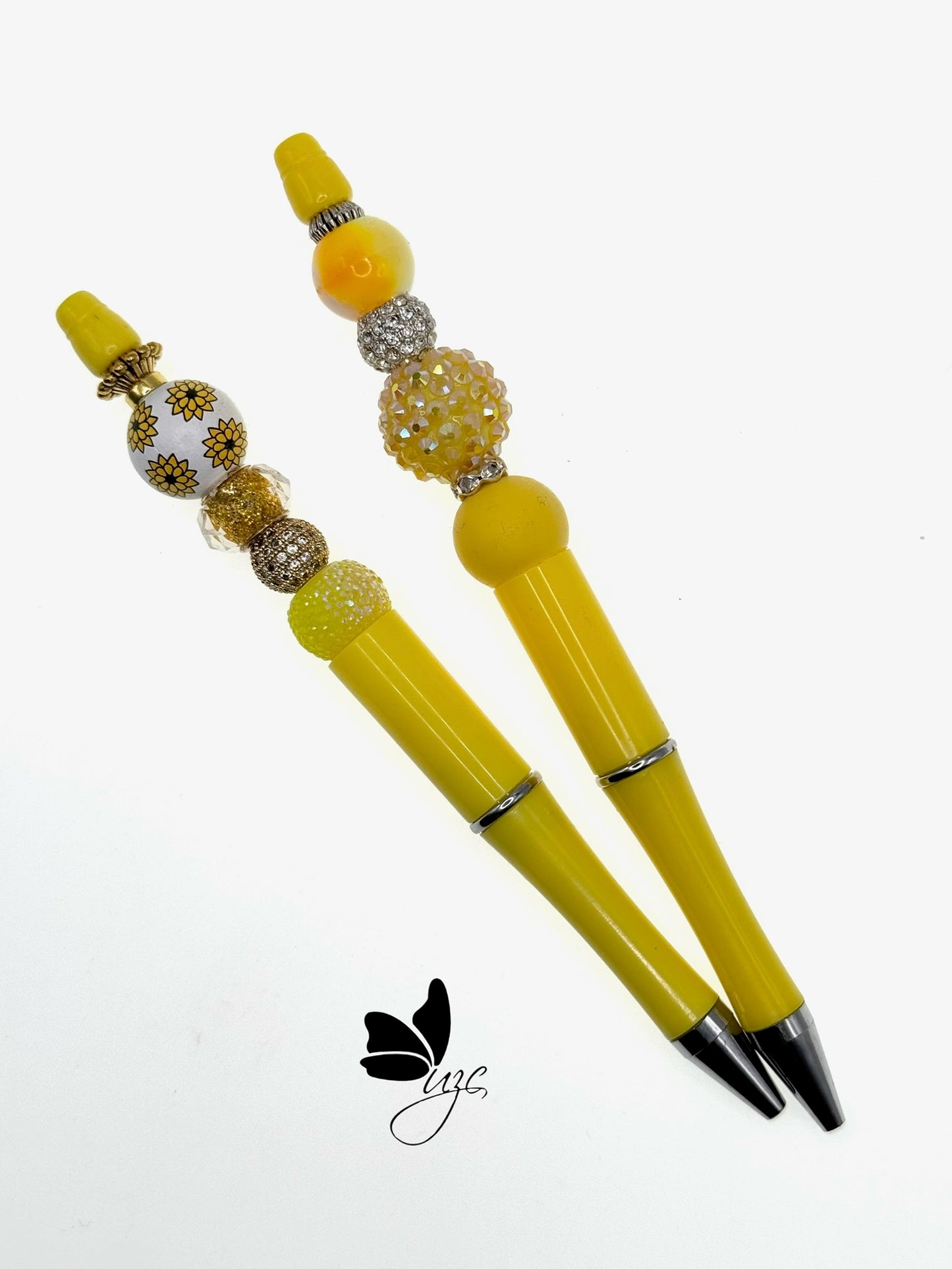 Yellow Beaded Pens