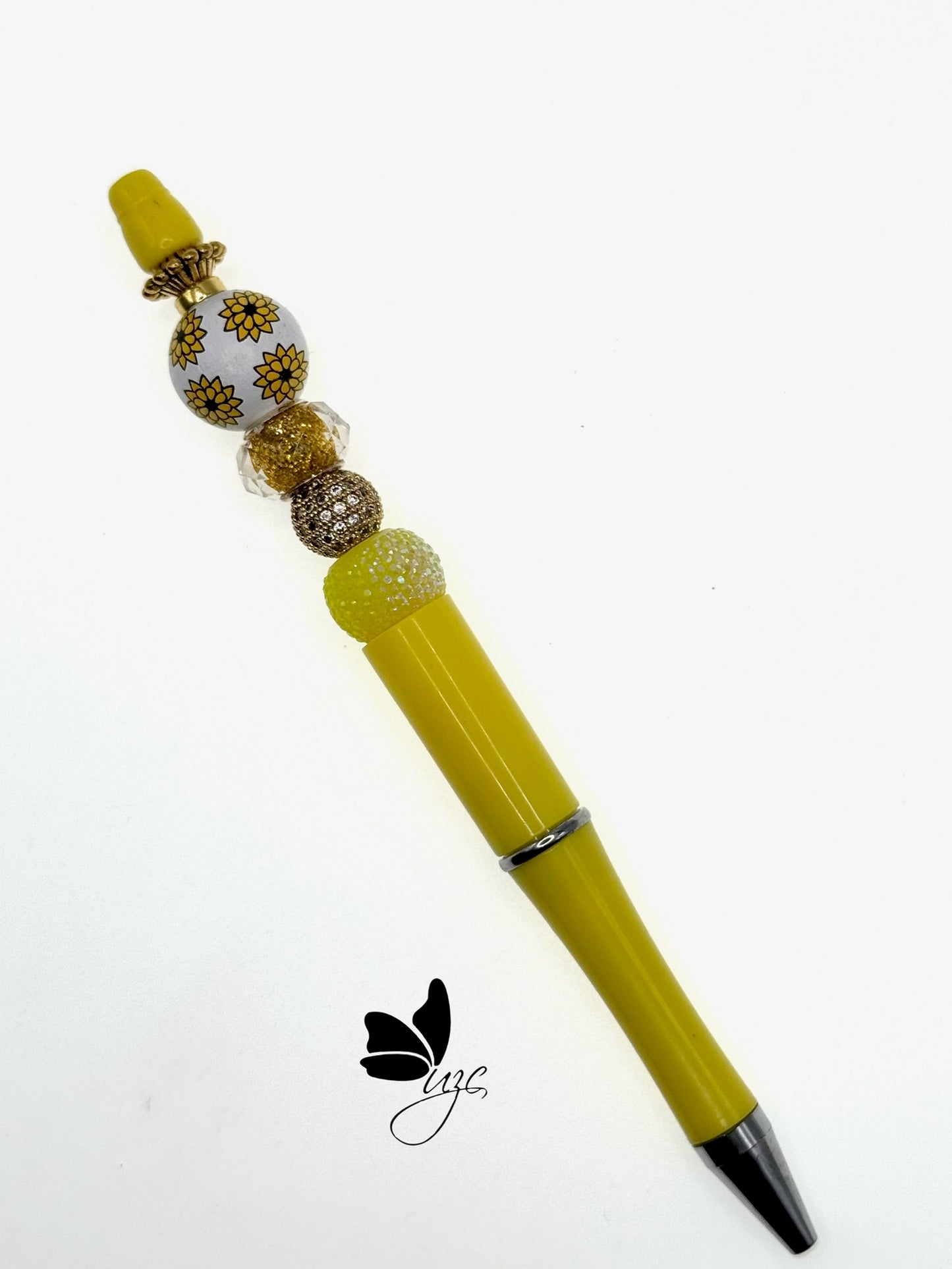 Yellow Beaded Pens