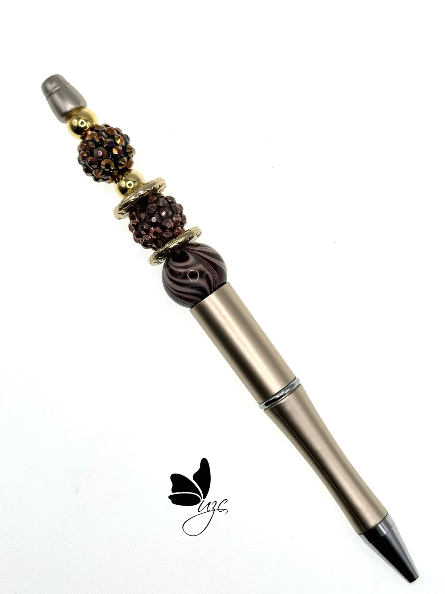 Black and Gold Beded Pens