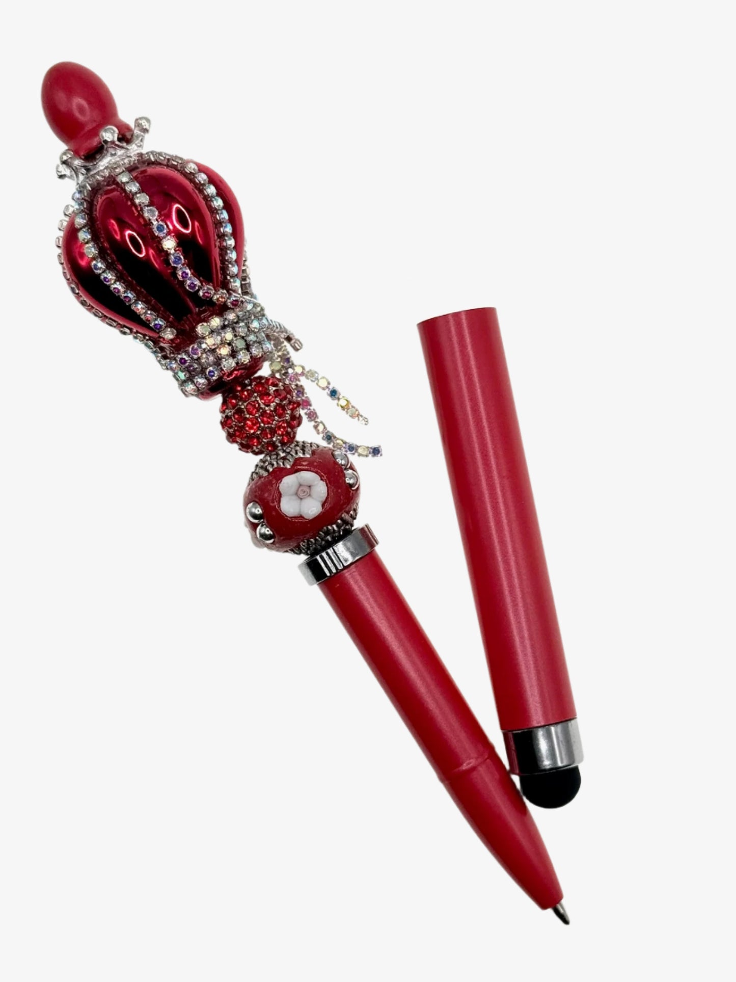 Crimson Flight 2-in-1 Pen/Stylus with Hot Air Balloon Charm