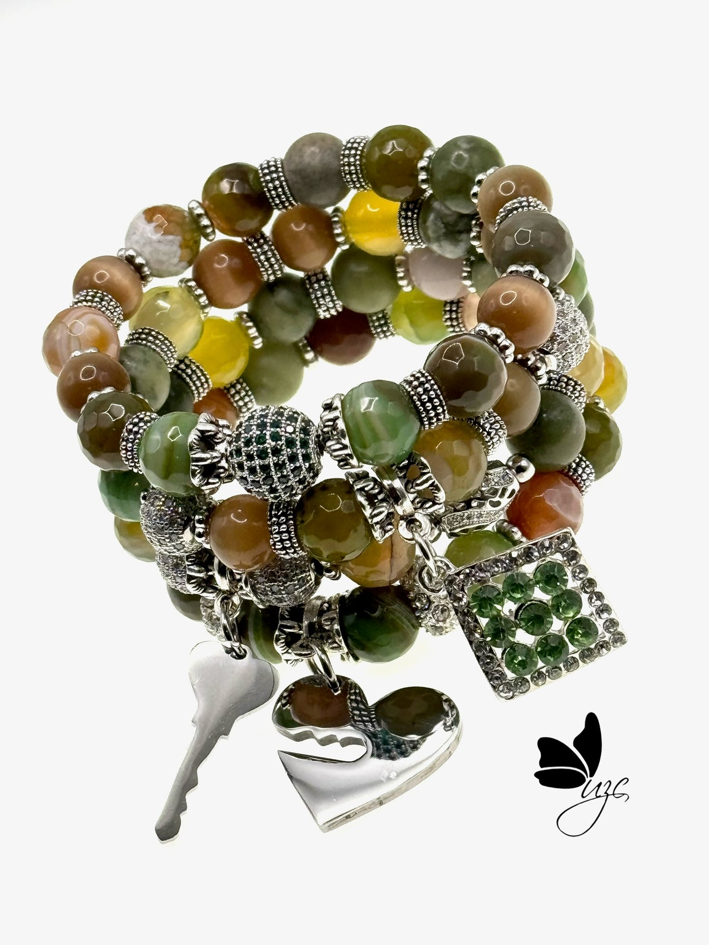 Nature's Harmony Charm Bracelet Set