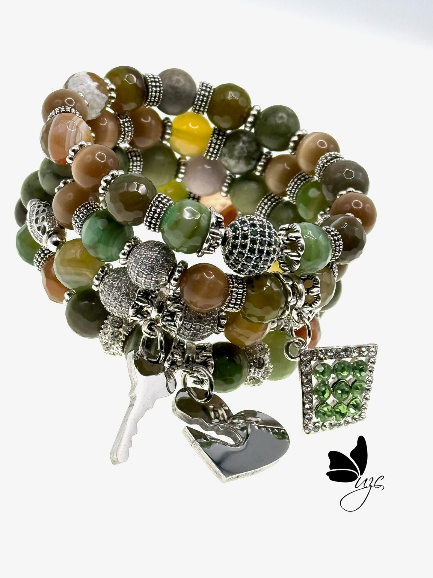 Nature's Harmony Charm Bracelet Set