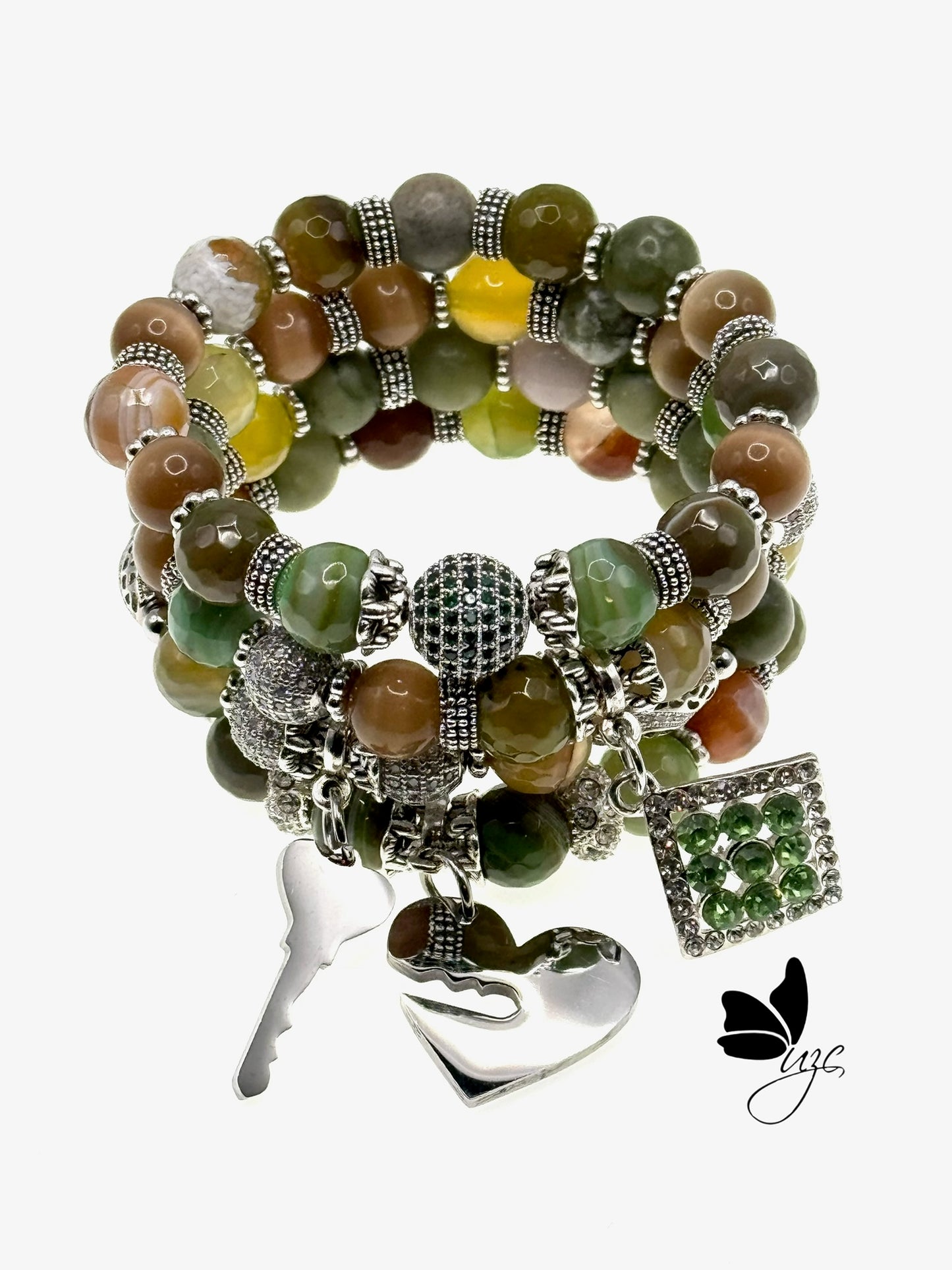 Nature's Harmony Charm Bracelet Set